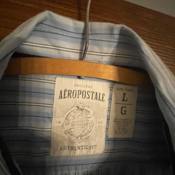 Men’s Aeropostale Button Down Dress Shirt or Casual - Picture 2 of 6